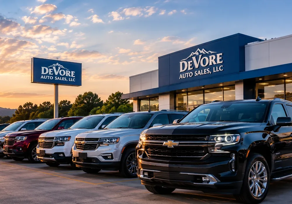 Devore Auto Sales showroom and lot